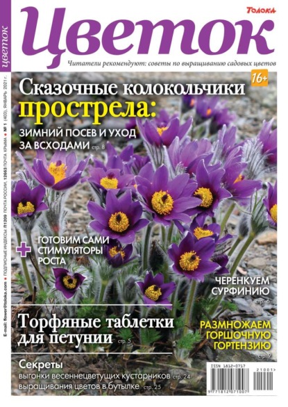 Цветок 01-2021 - Редакция журнала Цветок