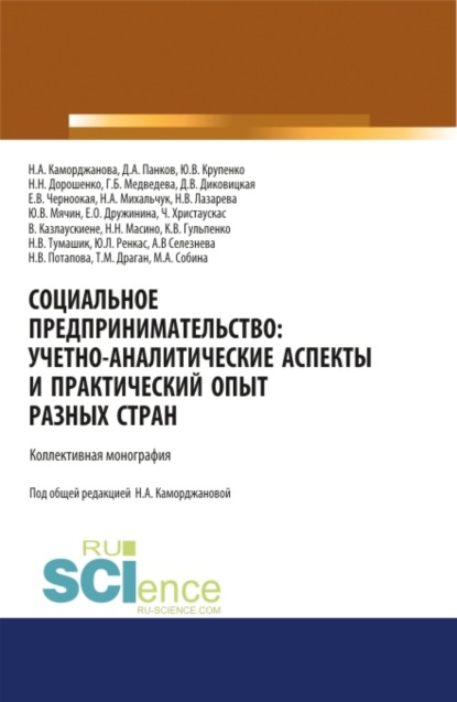 Социальное предпринимательство. Учетно-аналитические аспекты и практический опыт разных стран. (Аспирантура). (Магистратура). Монография - Наталия Александровна Каморджанова