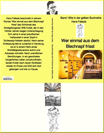 Hans Fallada: Wer einmal aus dem Blechnapf frisst – Band 185e in der gelben Buchreihe – bei J?rgen Ruszkowski - Ханс Фаллада
