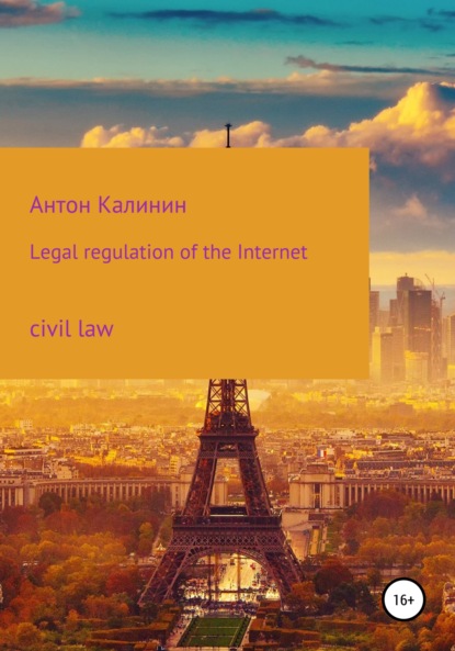 Legal regulation of the Internet - Антон Олегович Калинин